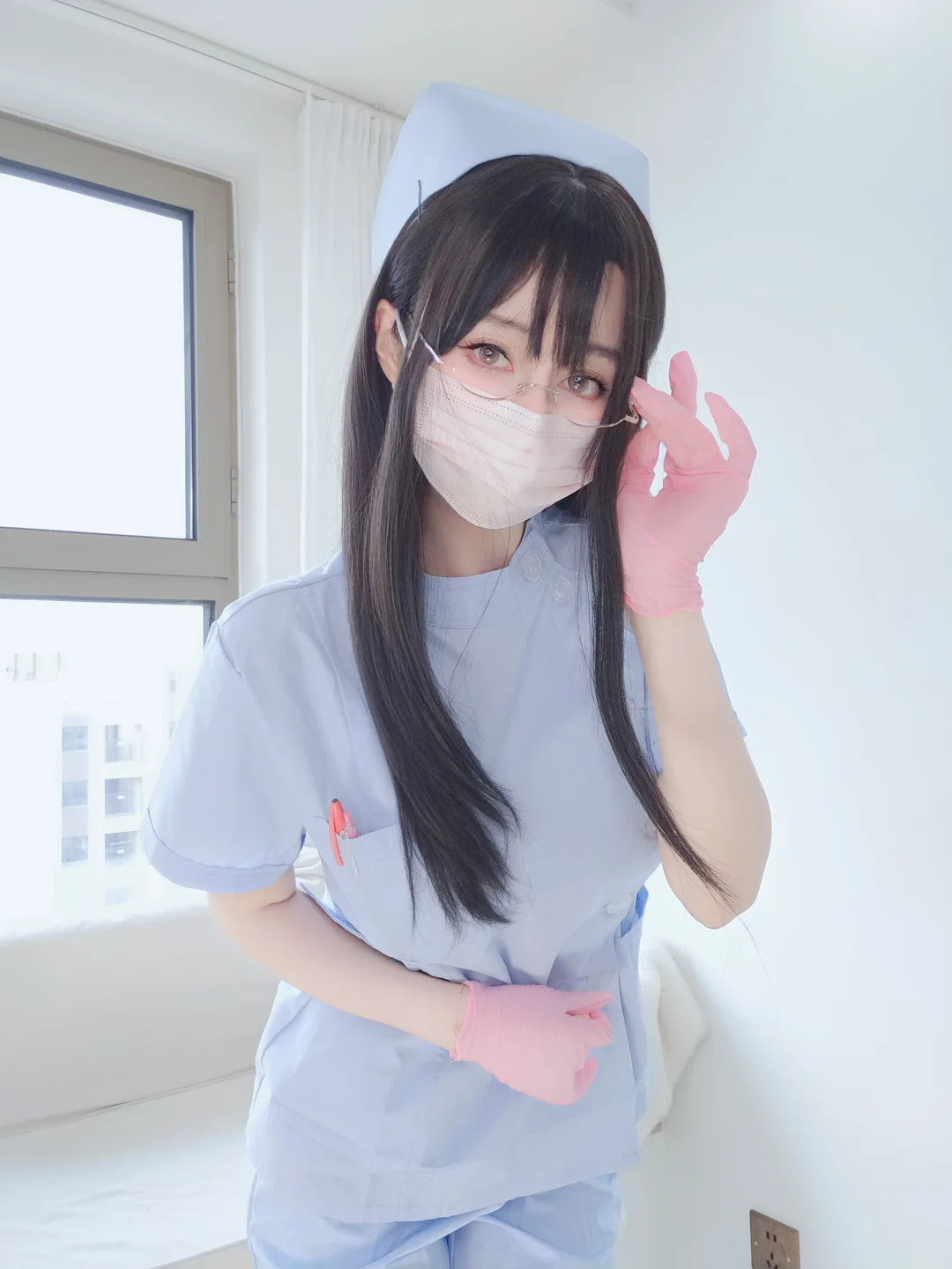 白银81 - 自摄Vol.95 蓝色护士 [162P,19V-3.13GB] tg@simisebaisi 【丝足阁】004.webp
